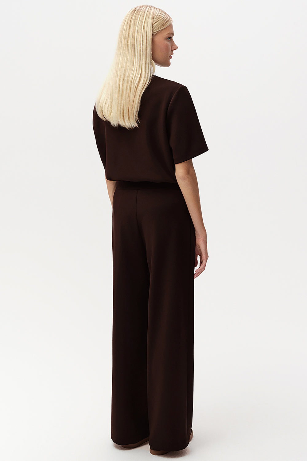 Taş Detaylı Geniş Paça Regular Pantolon