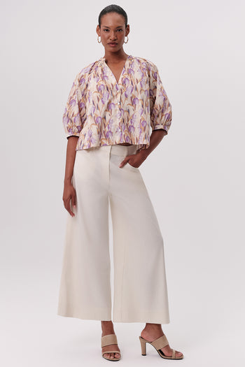 V Yaka Kısa Kol Düğmeli Regular Çok Renkli Gömlek