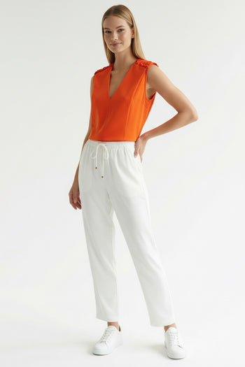 Bağcık Detaylı Regular Pantolon