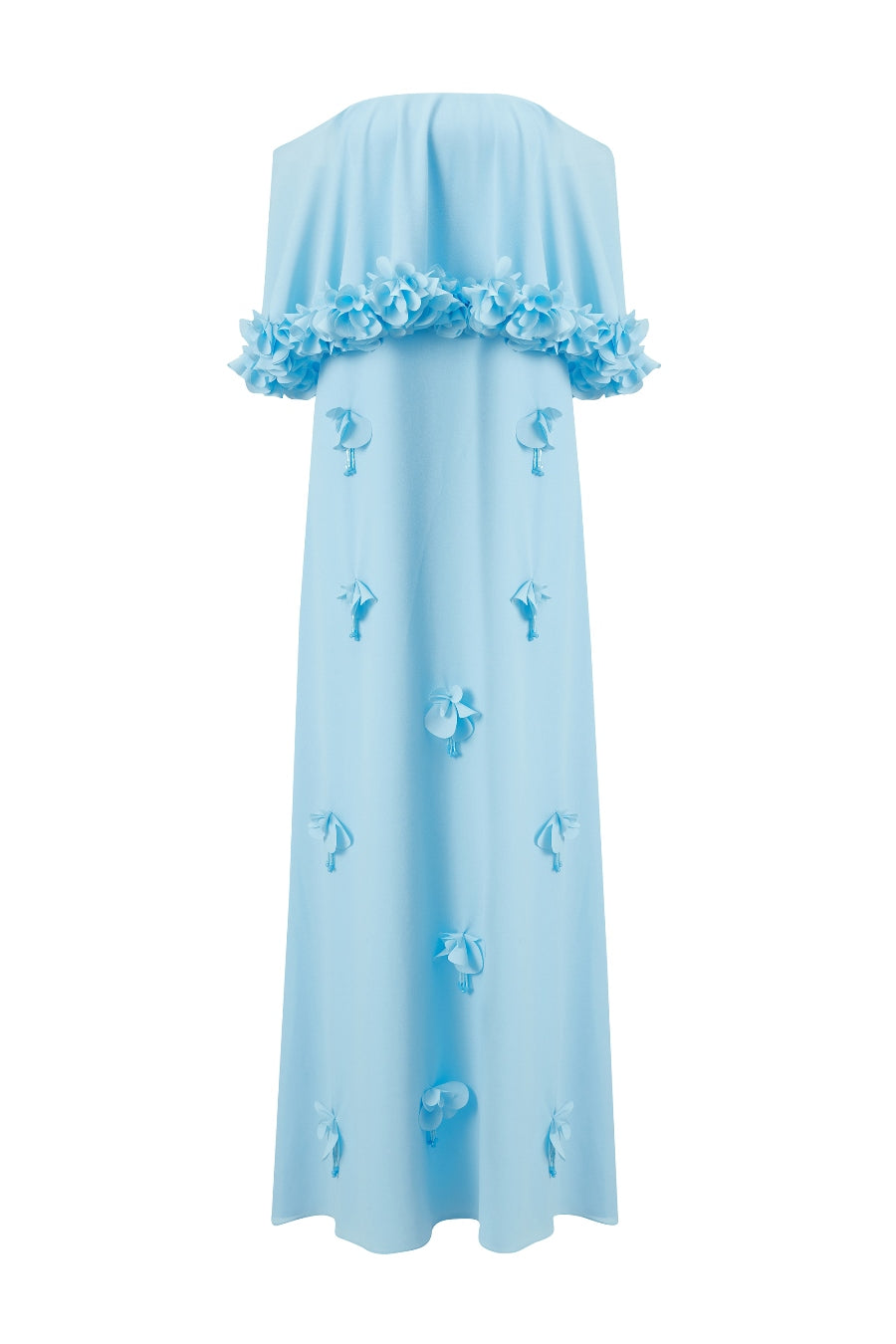 Kayık Yaka Uzun Boy Elbise