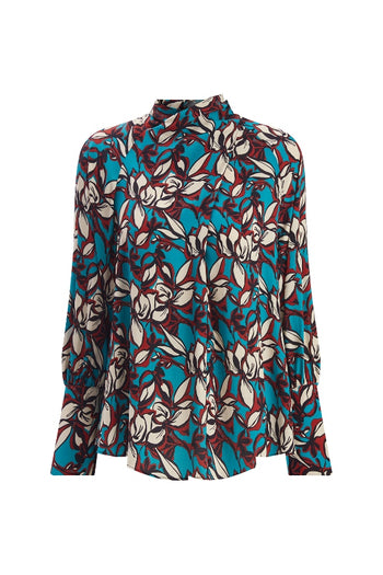 Bağlama Detaylı Dökümlü Bluz