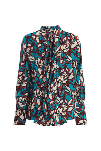 Bağlama Detaylı Dökümlü Bluz