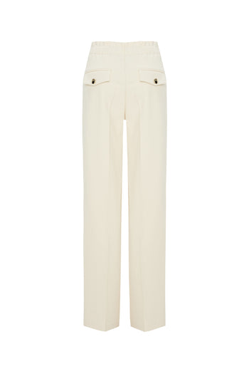 Yüksek Bel Bol Paça Pantolon