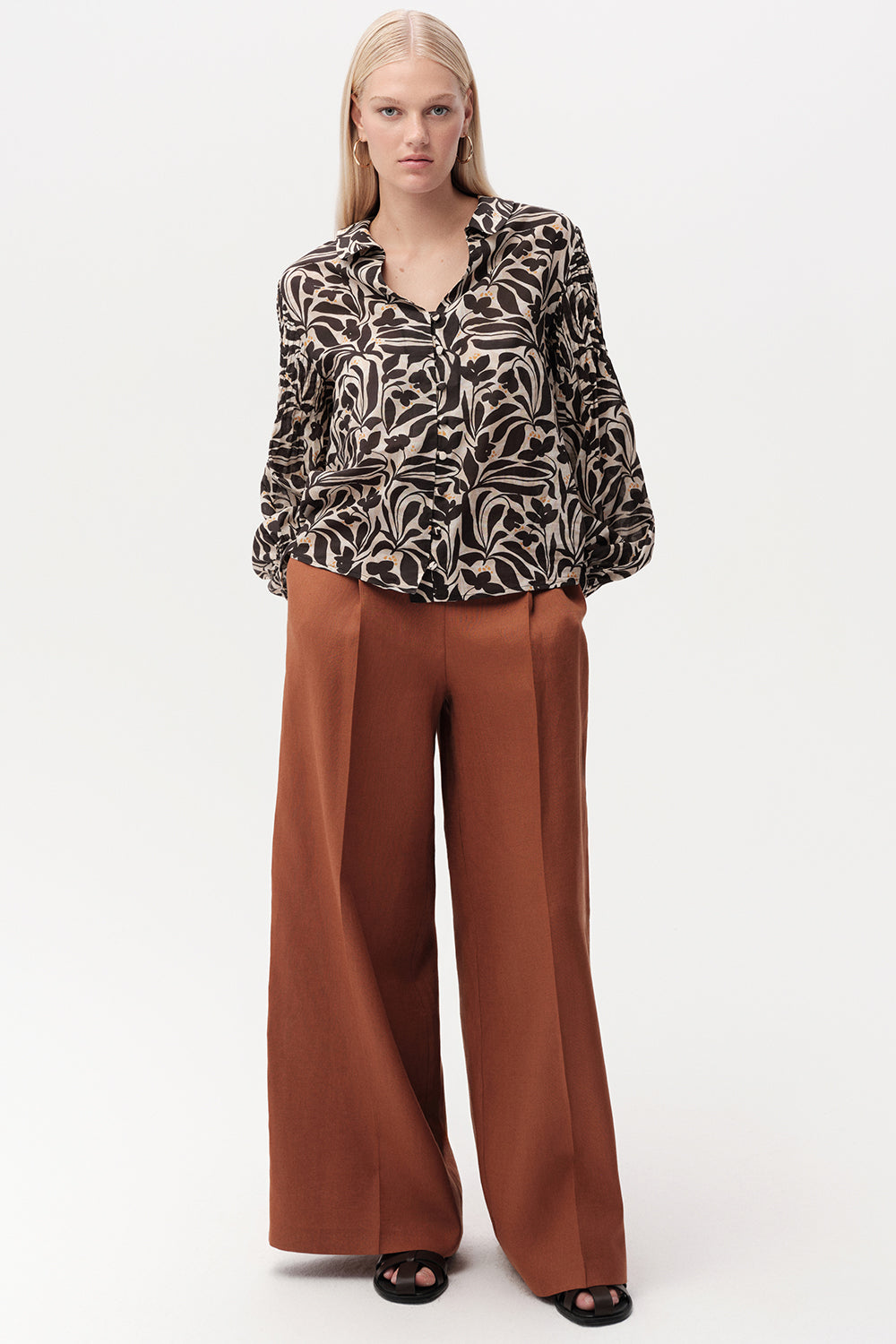 Gömlek Yaka Düğmeli Uzun Kollu Regular Çok Renkli Gömlek