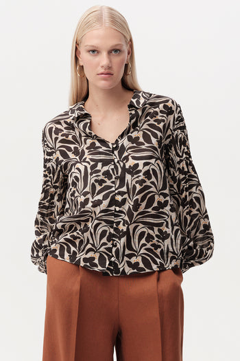 Gömlek Yaka Düğmeli Uzun Kollu Regular Çok Renkli Gömlek