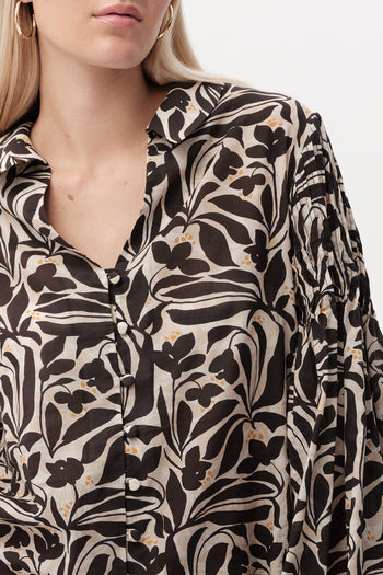 Gömlek Yaka Düğmeli Uzun Kollu Regular Çok Renkli Gömlek