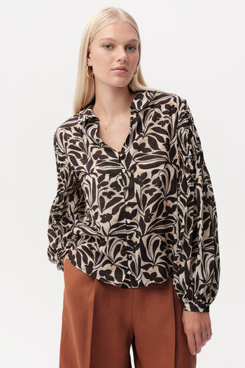 Gömlek Yaka Düğmeli Uzun Kollu Regular Çok Renkli Gömlek