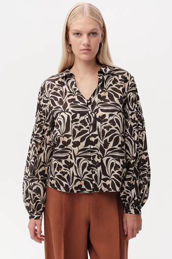 Gömlek Yaka Düğmeli Uzun Kollu Regular Çok Renkli Gömlek