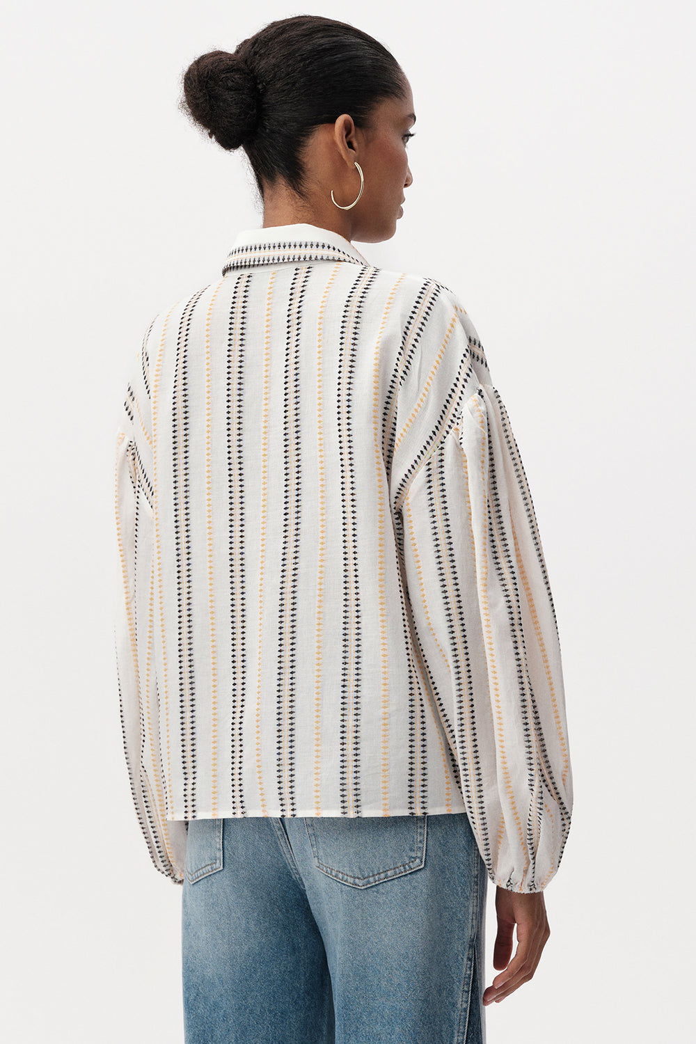 Gömlek Yaka Uzun Kollu Düğmeli Regular Çok Renkli Gömlek