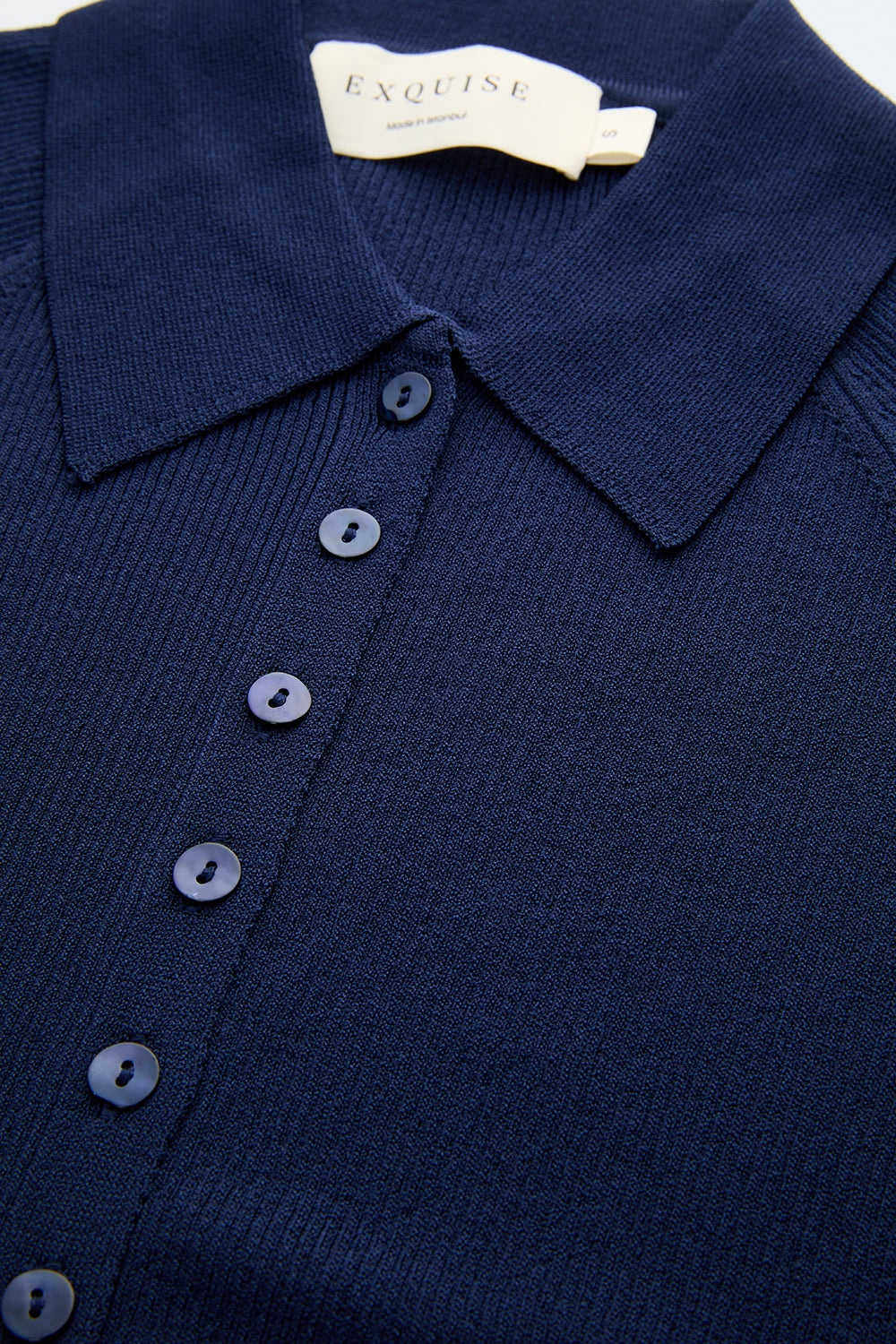 Reglan Kol Yakalı Slim Fit Lacivert Triko Hırka