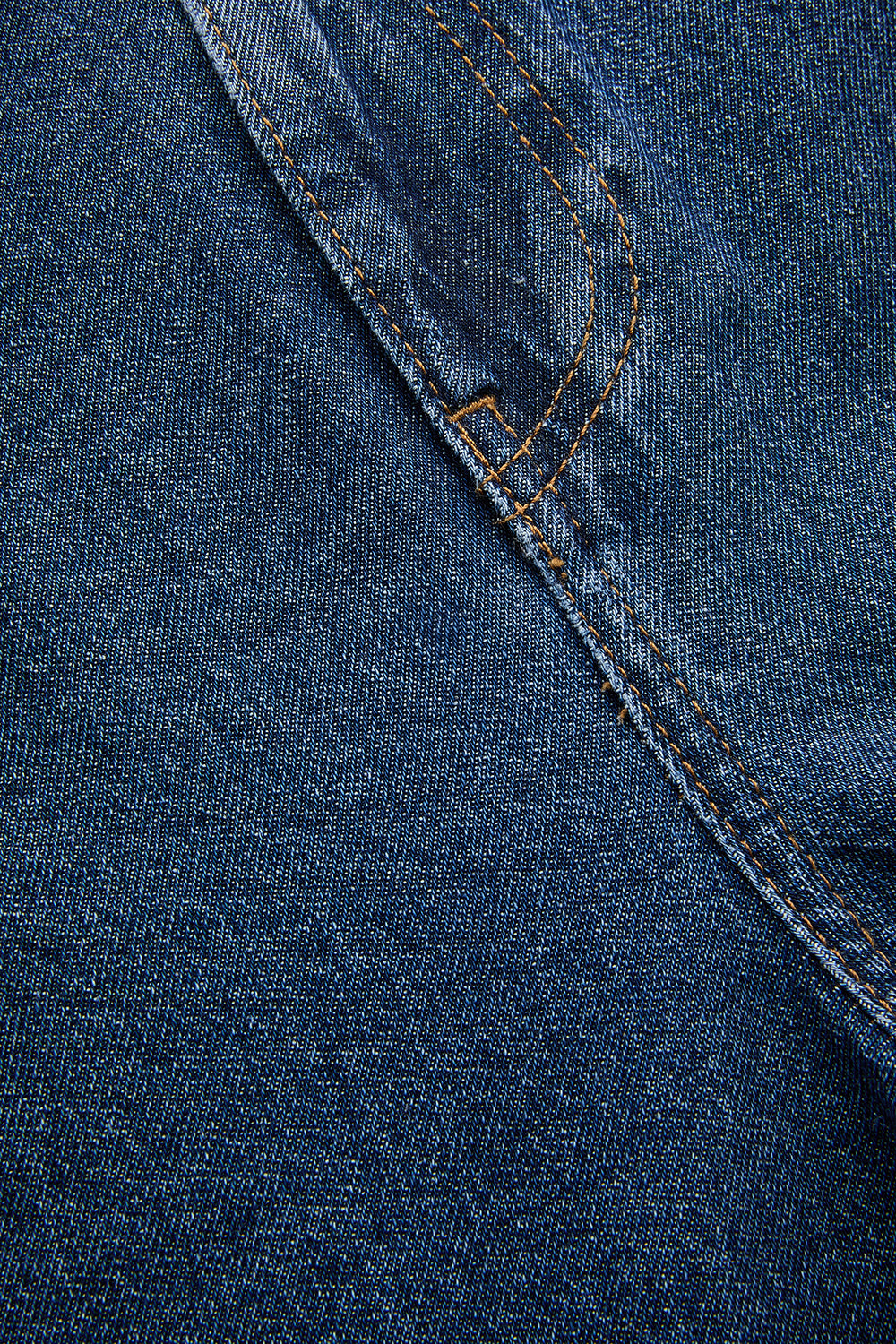 Yüksek Bel Flare Denim Pantolon