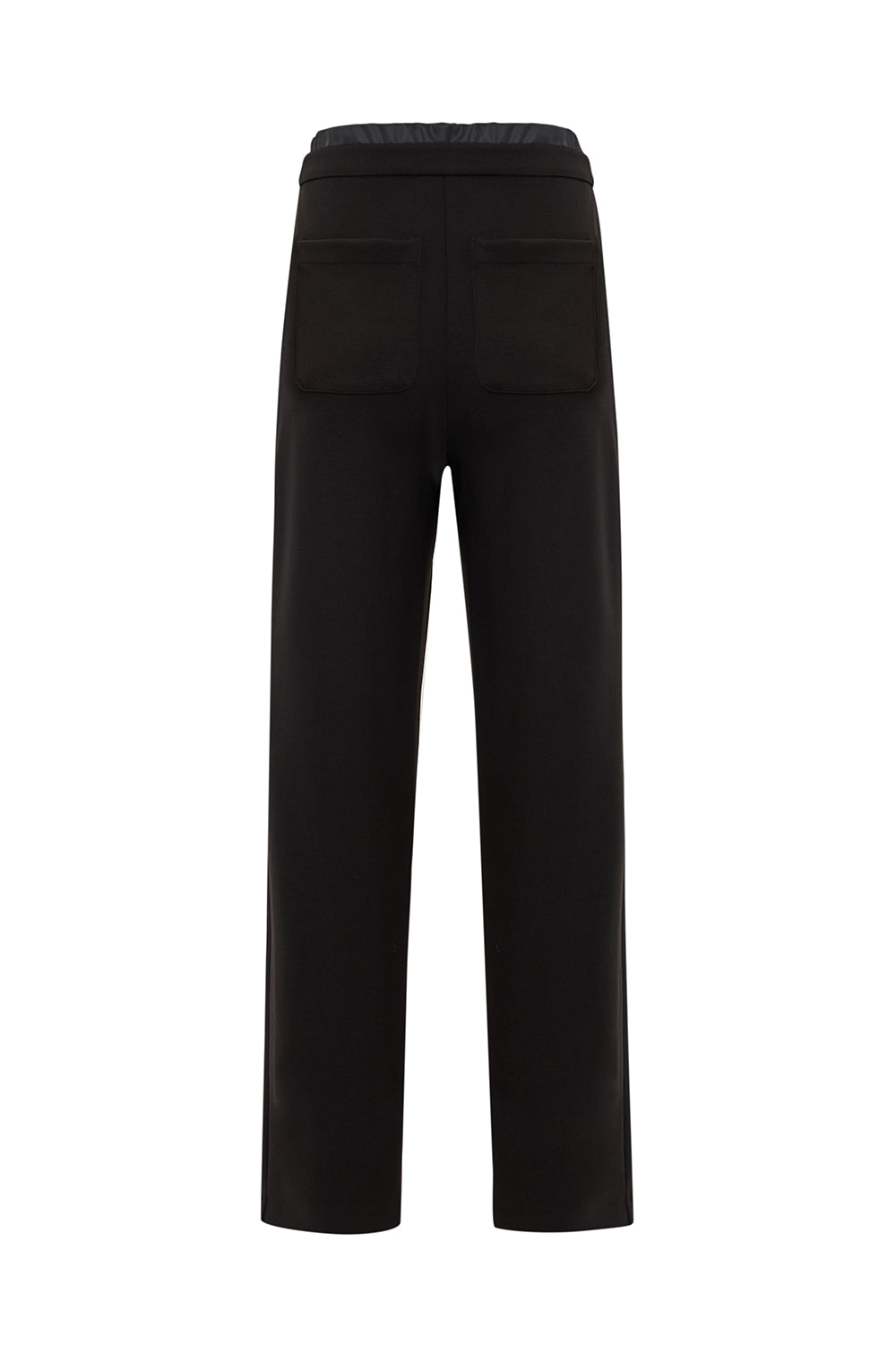 Beli Lastikli Cepli Örme Regular Pantolon