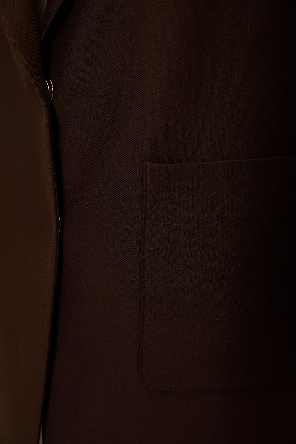 Kemerli Cepli Dokuma Regular Ceket