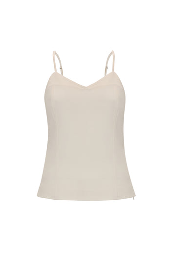 Askılı Dokuma V Yaka Regular Bluz