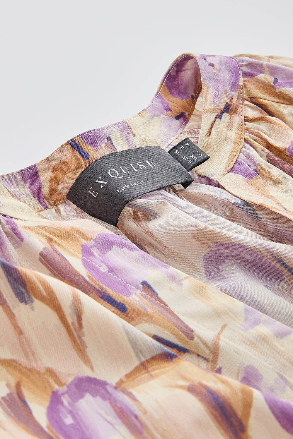 V Yaka Kısa Kol Düğmeli Regular Çok Renkli Gömlek