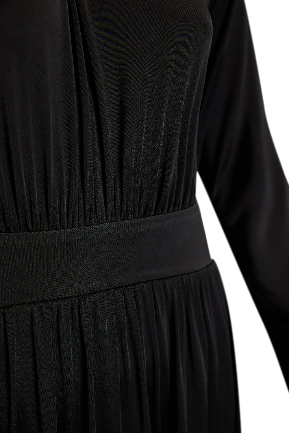 Balıkçı Yaka Uzun Kollu Midi Örme Regular Elbise