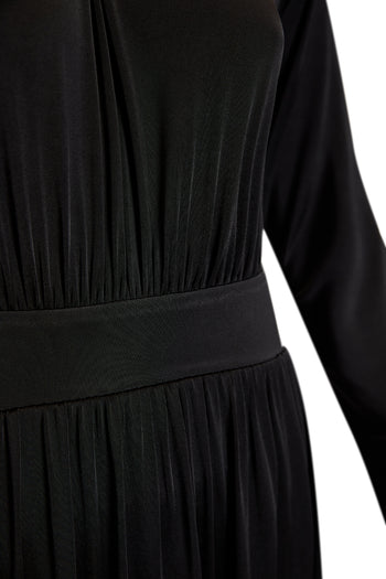 Balıkçı Yaka Uzun Kollu Midi Örme Regular Elbise