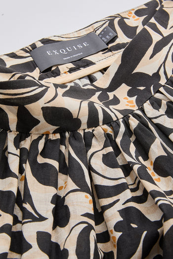 Yüksek Bel Fermuarlı Cepli Midi Çok Renkli Etek