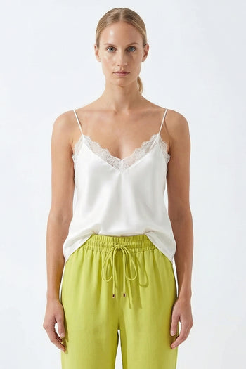 Askılı ve Dantelli Viskon Bluz Modeli