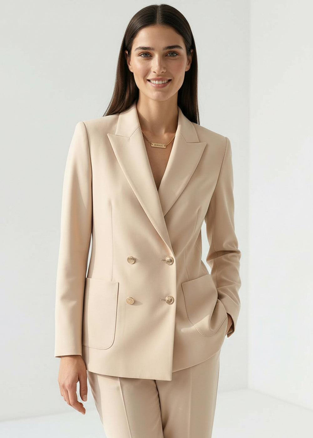 Çift Düğmeli Dokuma Regular Blazer Ceket