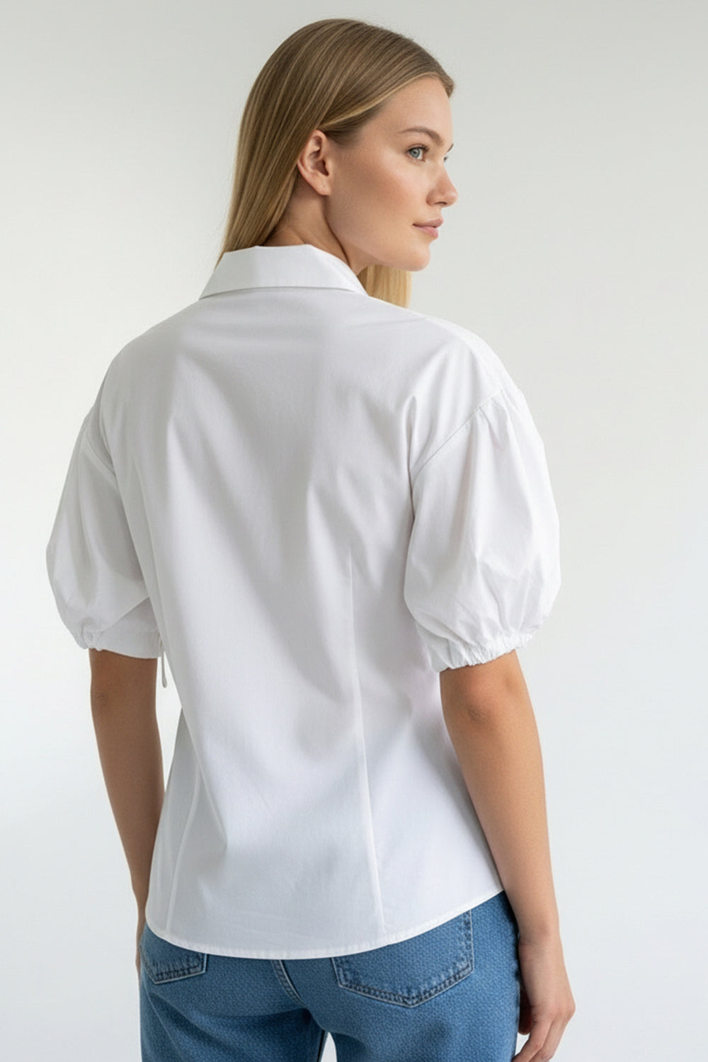 Ayarlanabilir Kol Detaylı Regular Gömlek