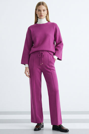 Beli Lastikli Triko Pantolon