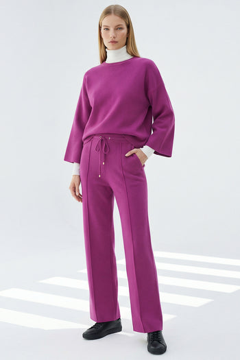 Beli Lastikli Triko Pantolon