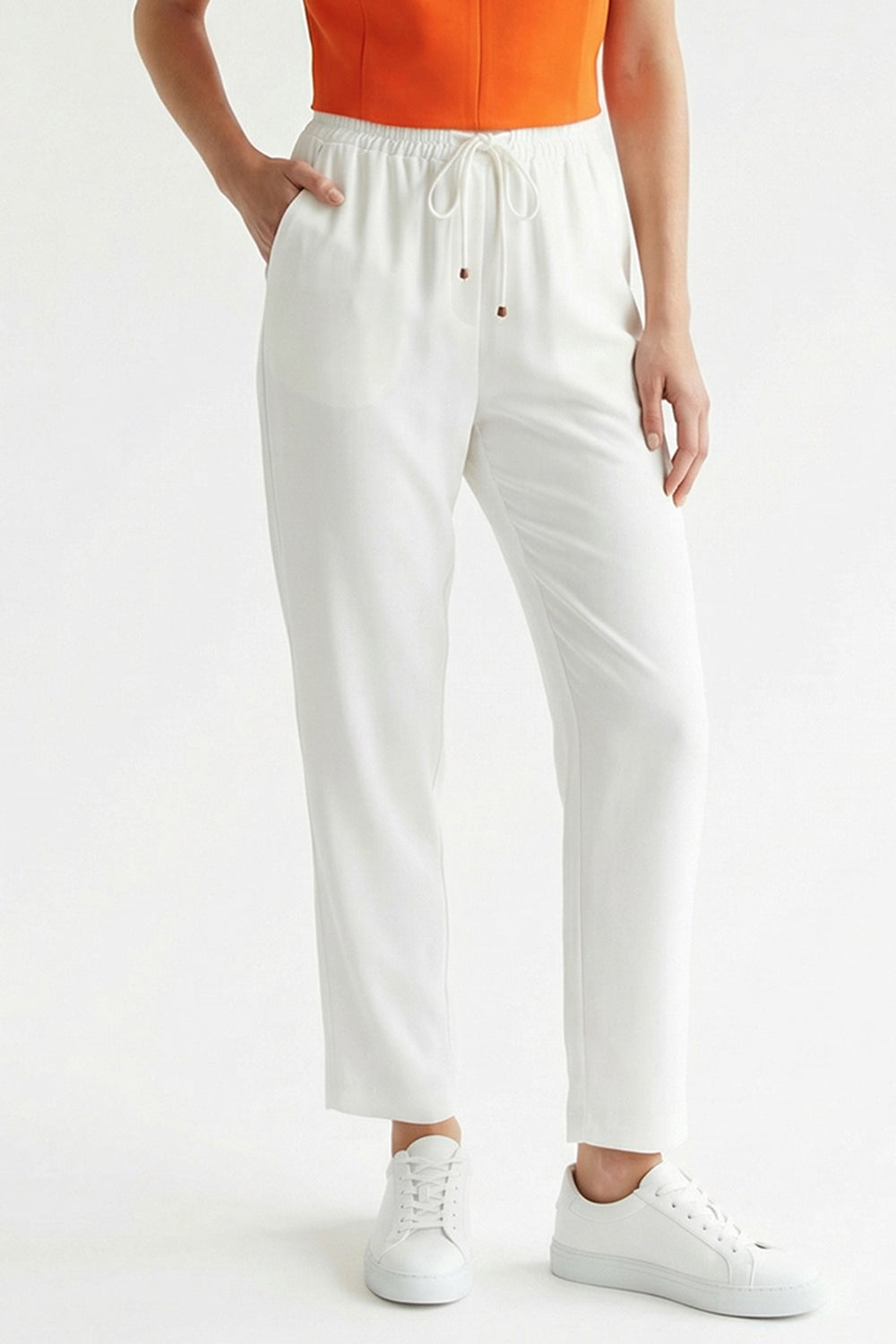 Bağcık Detaylı Regular Pantolon