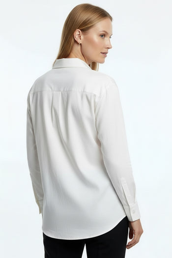 Çiçek Taş İşlemeli Uzun Kollu Regular Gömlek