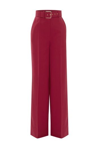 Geniş Paça Regular Yüksek Bel Pantolon