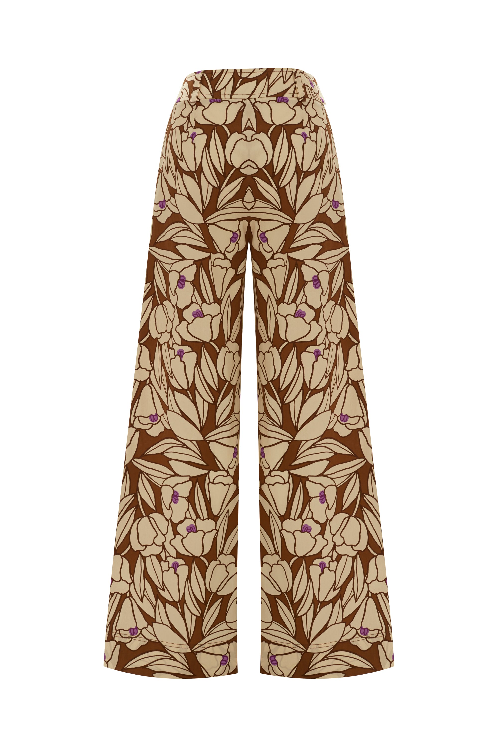 Çiçek Desenli Pantolon