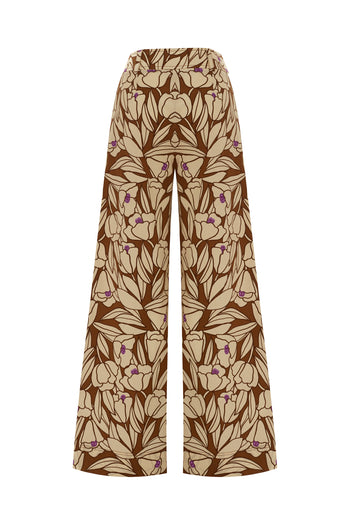 Çiçek Desenli Pantolon