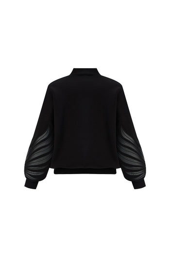 Dik Yaka Oversize Sweatshirt