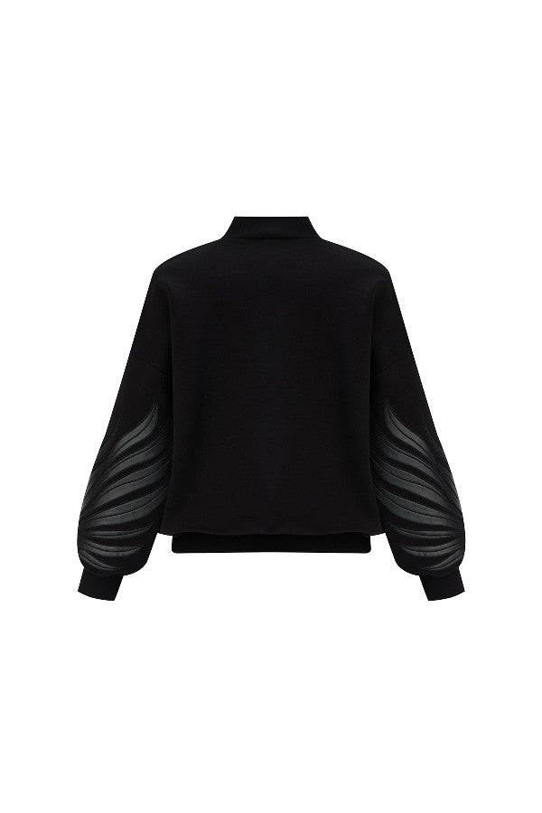 Dik Yaka Oversize Sweatshirt