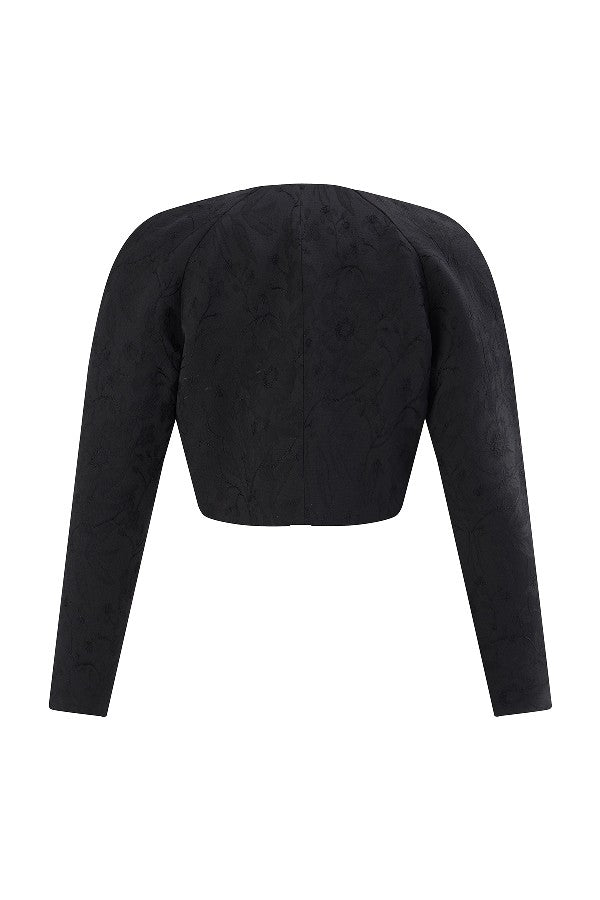 Dokulu Crop Ceket