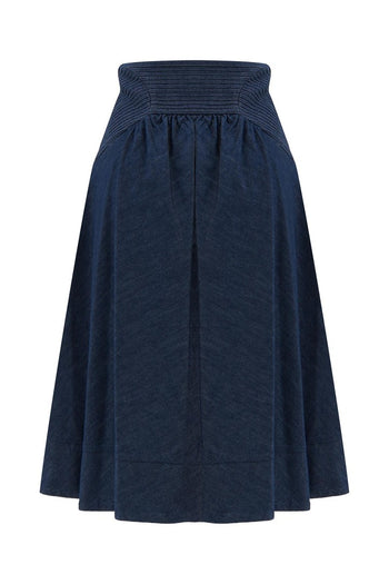 Denim Midi Etek