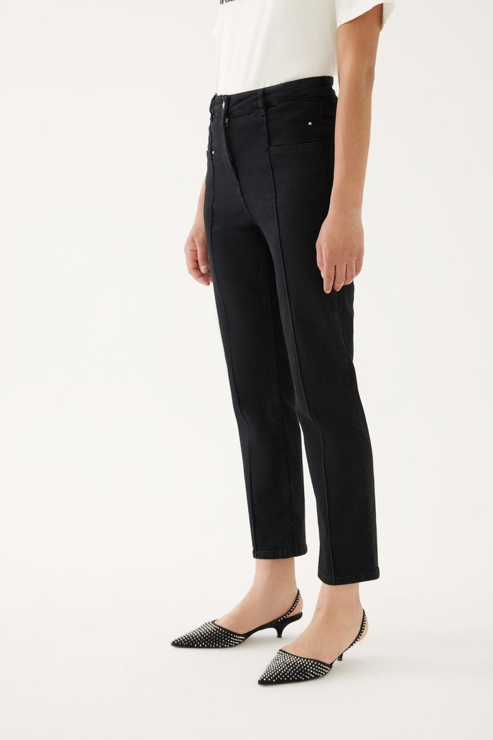 Yüksek Bel Denim Pantolon