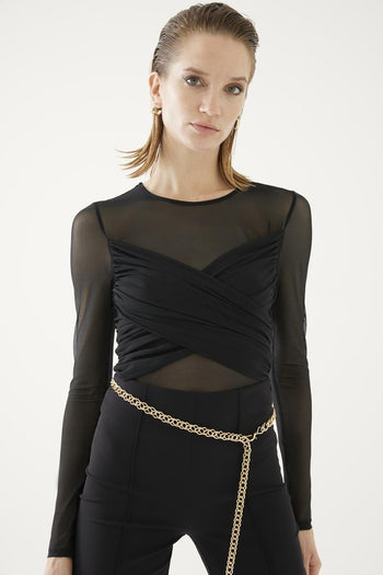 Gold Aksesuarlı Slim Fit Pantolon