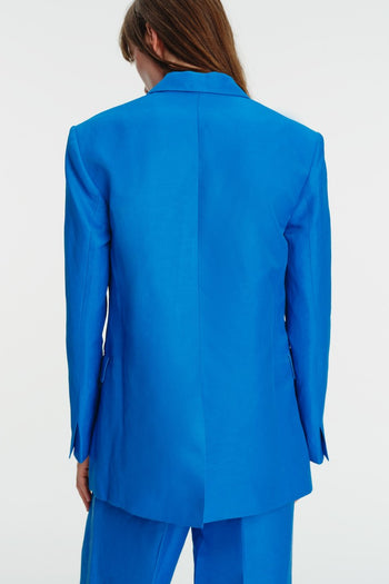 Dikiş Detaylı Tek Düğmeli Blazer Ceket