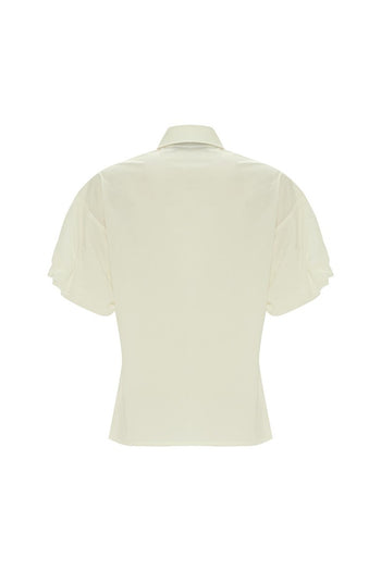 Balık Desenli Taşlı Gömlek