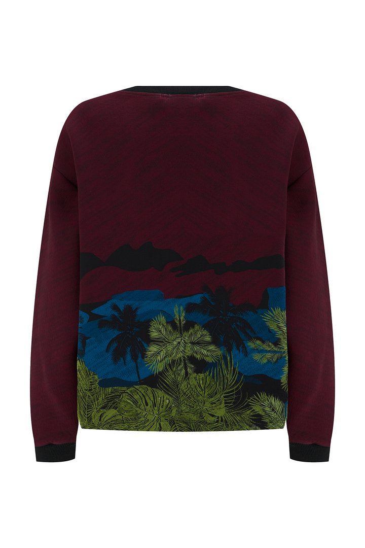 Renkli Oversize Sweatshirt