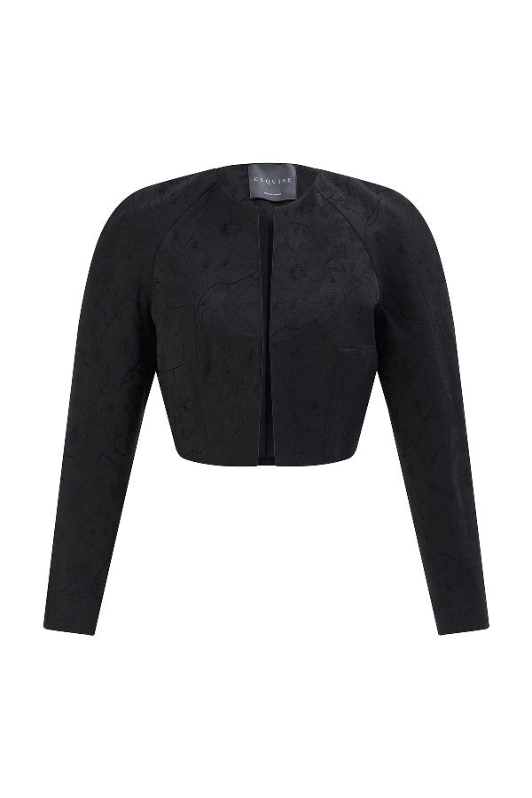 Dokulu Crop Ceket