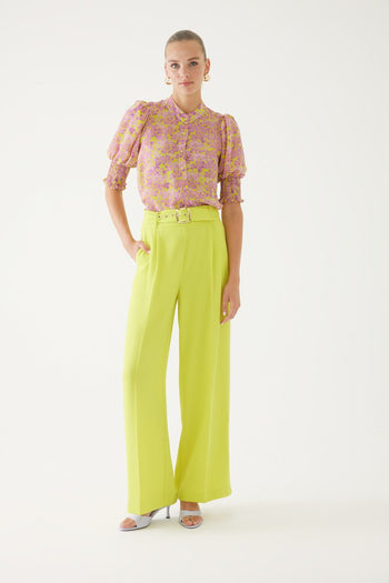 Balon Kol Renkli Gömlek