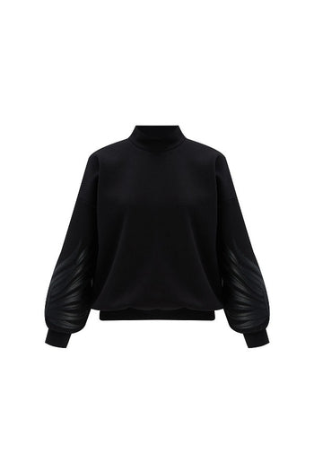 Dik Yaka Oversize Sweatshirt