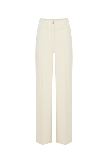 Yüksek Bel Bol Paça Pantolon