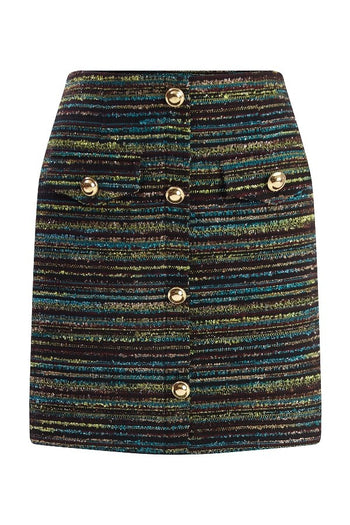 Slim Fit Mini Tüvit Etek