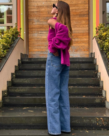 Balon Kol Triko Hırka