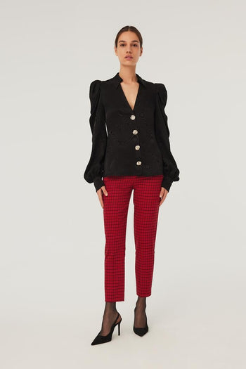 V Yakalı Uzun Kollu Gömlek