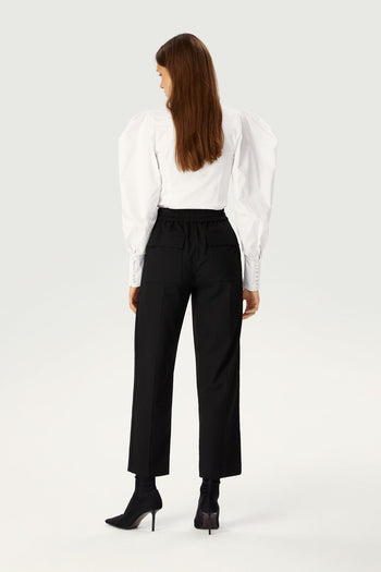 Balon Kol V Yaka Gömlek