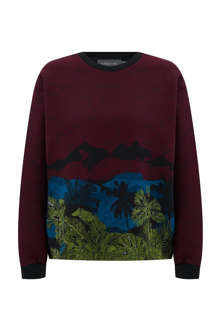 Renkli Oversize Sweatshirt